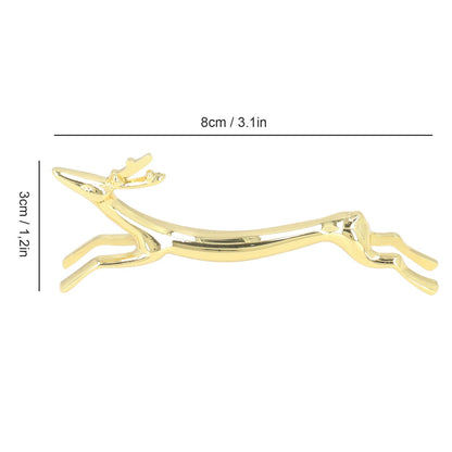 4Pcs Chopstick Rest Smoother Surfaces Reusable Cute Animal Design Gold Chopstick Rest for Home Restaurant V1294-YM0523-3118220003912