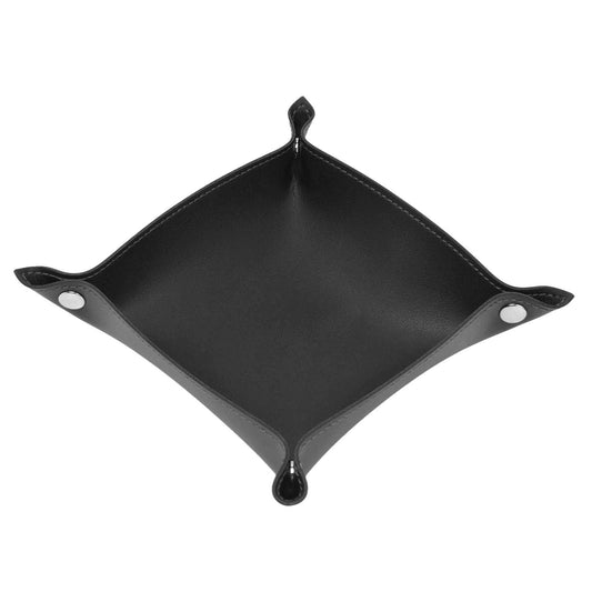 Leather Tray Fashionable Design Artificial Leather Durable Wide Application Mens Valet Tray for Jewelry Watch V1294-YM0523-3118220005112