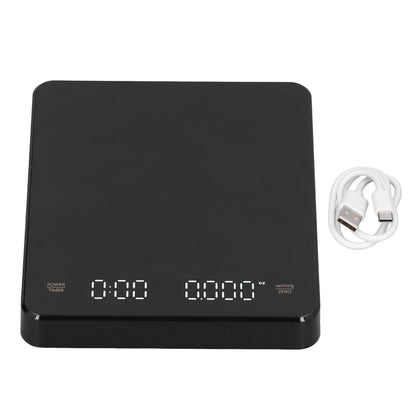 Electronic Coffee Scale Rechargeable High Temperature Resistance 3KG Kitchen Scale for Home V1294-YM0523-3118220006611