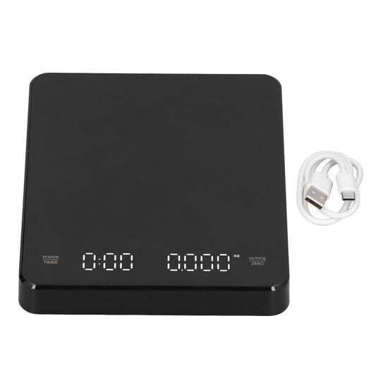 Electronic Coffee Scale Rechargeable High Temperature Resistance 3KG Kitchen Scale for Home V1294-YM0523-3118220006611