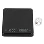 Electronic Coffee Scale Rechargeable High Temperature Resistance 3KG Kitchen Scale for Home V1294-YM0523-3118220006611