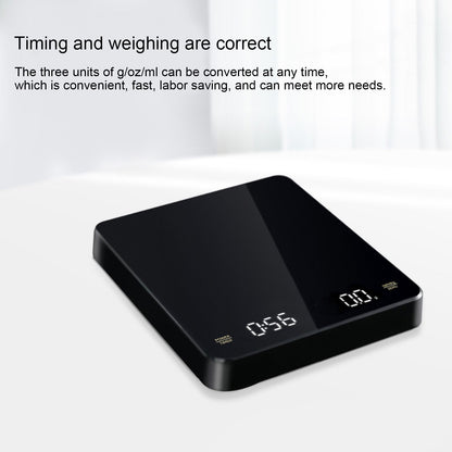 Electronic Coffee Scale Rechargeable High Temperature Resistance 3KG Kitchen Scale for Home V1294-YM0523-3118220006611