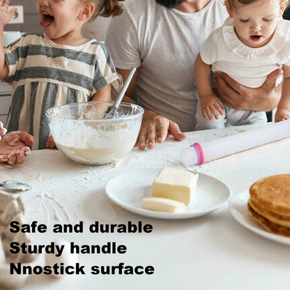 2Pcs Plastic Rolling Pin Safe Durable Sturdy Plastic Nonstick Surface Wide Application Small Rolling Pin V1294-YM0523-3118220006711