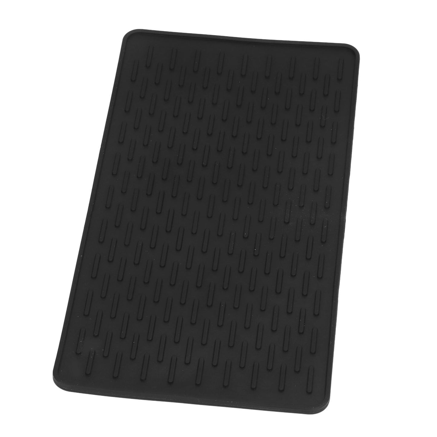 Silicone Insulation Pad Black Rectangle Heat Resisting Safe Handling Heat Insulation Pad for Kitchen V1294-YM0523-3118220007411