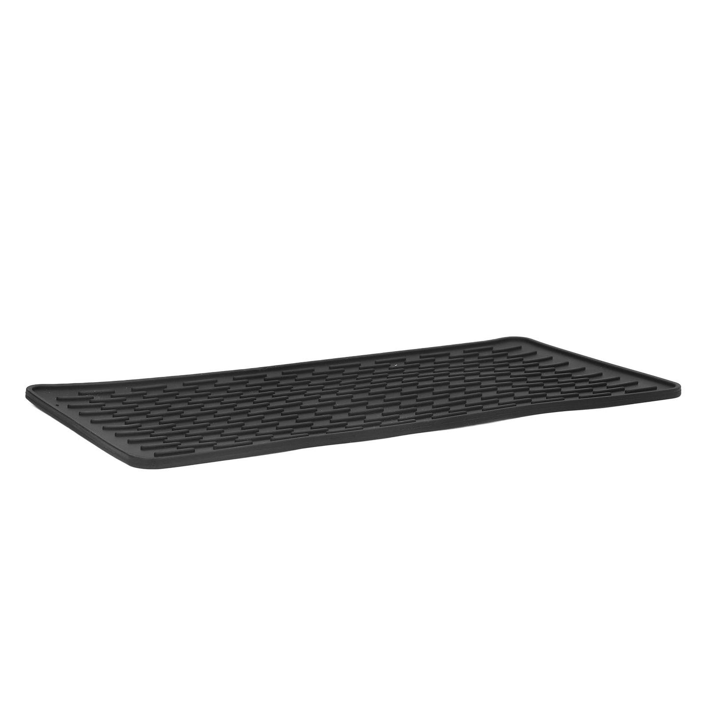 Silicone Insulation Pad Black Rectangle Heat Resisting Safe Handling Heat Insulation Pad for Kitchen V1294-YM0523-3118220007411