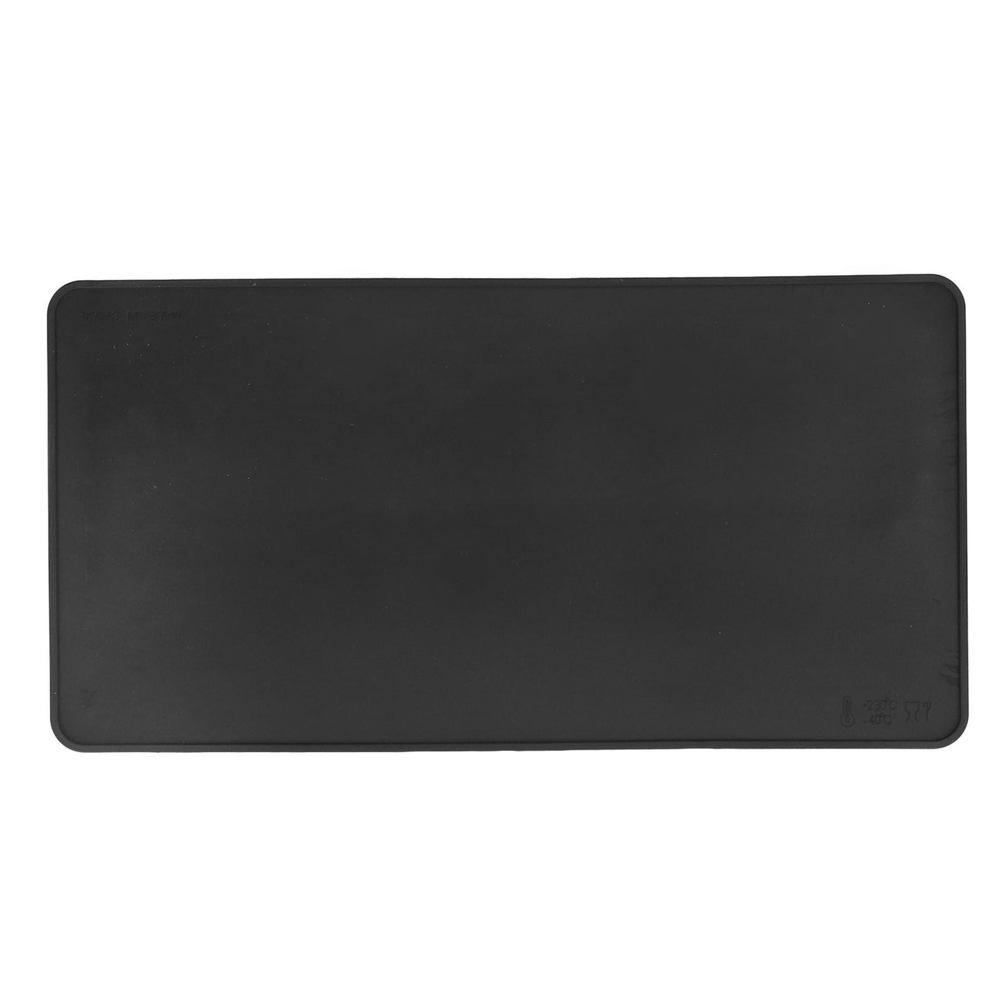 Silicone Insulation Pad Black Rectangle Heat Resisting Safe Handling Heat Insulation Pad for Kitchen V1294-YM0523-3118220007411