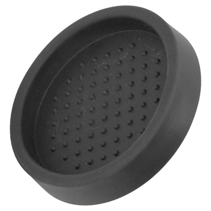 Round Silicone Coffee Tamper Mat Soft Heat Resistant Portable Coffee Tamper Pad for HomeBlack V1294-YM0523-3118220008811