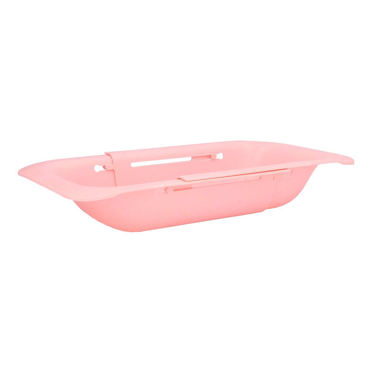 Strainer Basket Telescopic Design Anti Slip Rust Resistant Drain Colander Kitchen AccessoryPink V1294-YM0523-3118220009311