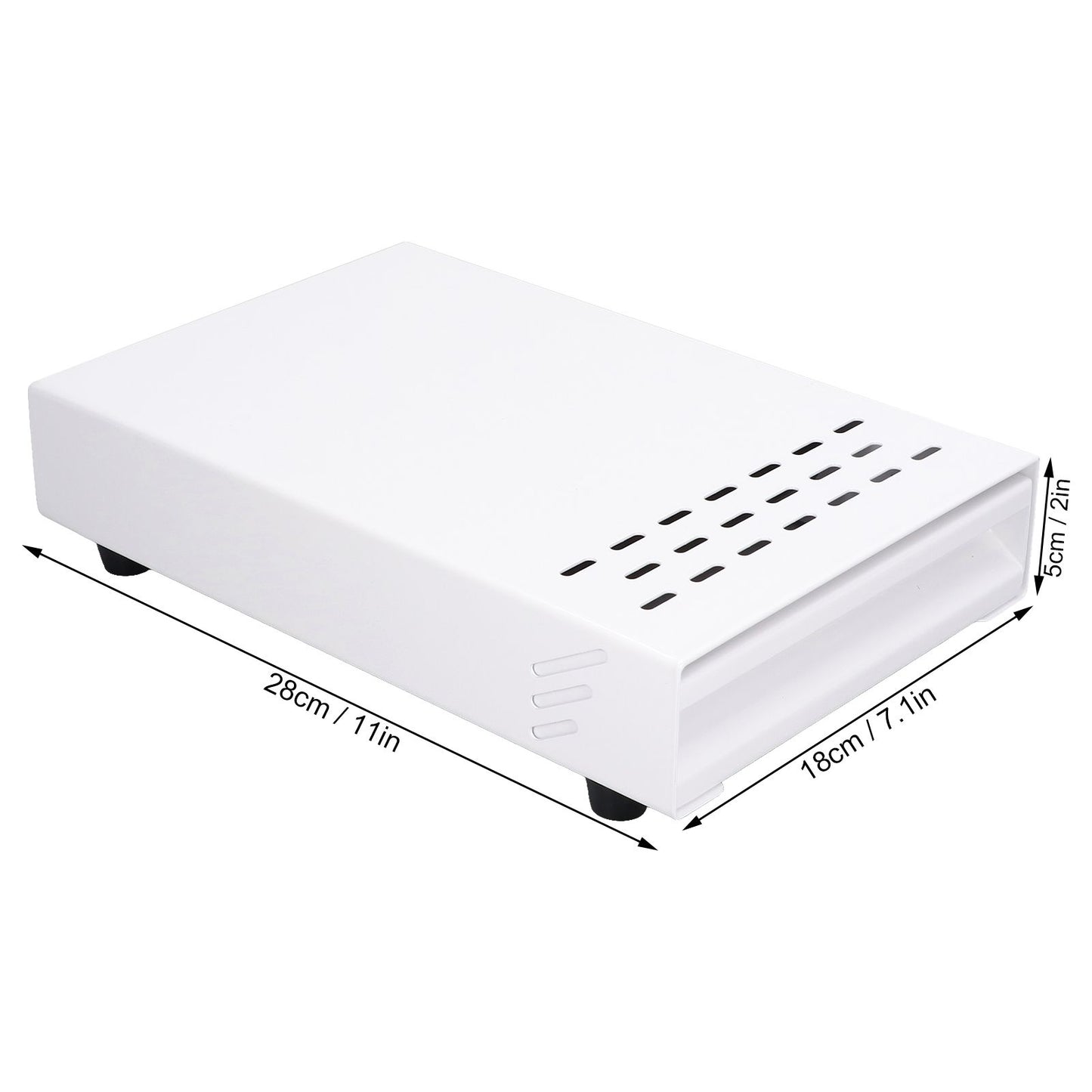 Coffee Knock Box Drawer Stainless Steel Thickened Coffee Residue Powder Box for Household ShopWhite V1294-YM0523-3118220010911
