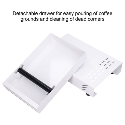 Coffee Knock Box Drawer Stainless Steel Thickened Coffee Residue Powder Box for Household ShopWhite V1294-YM0523-3118220010911