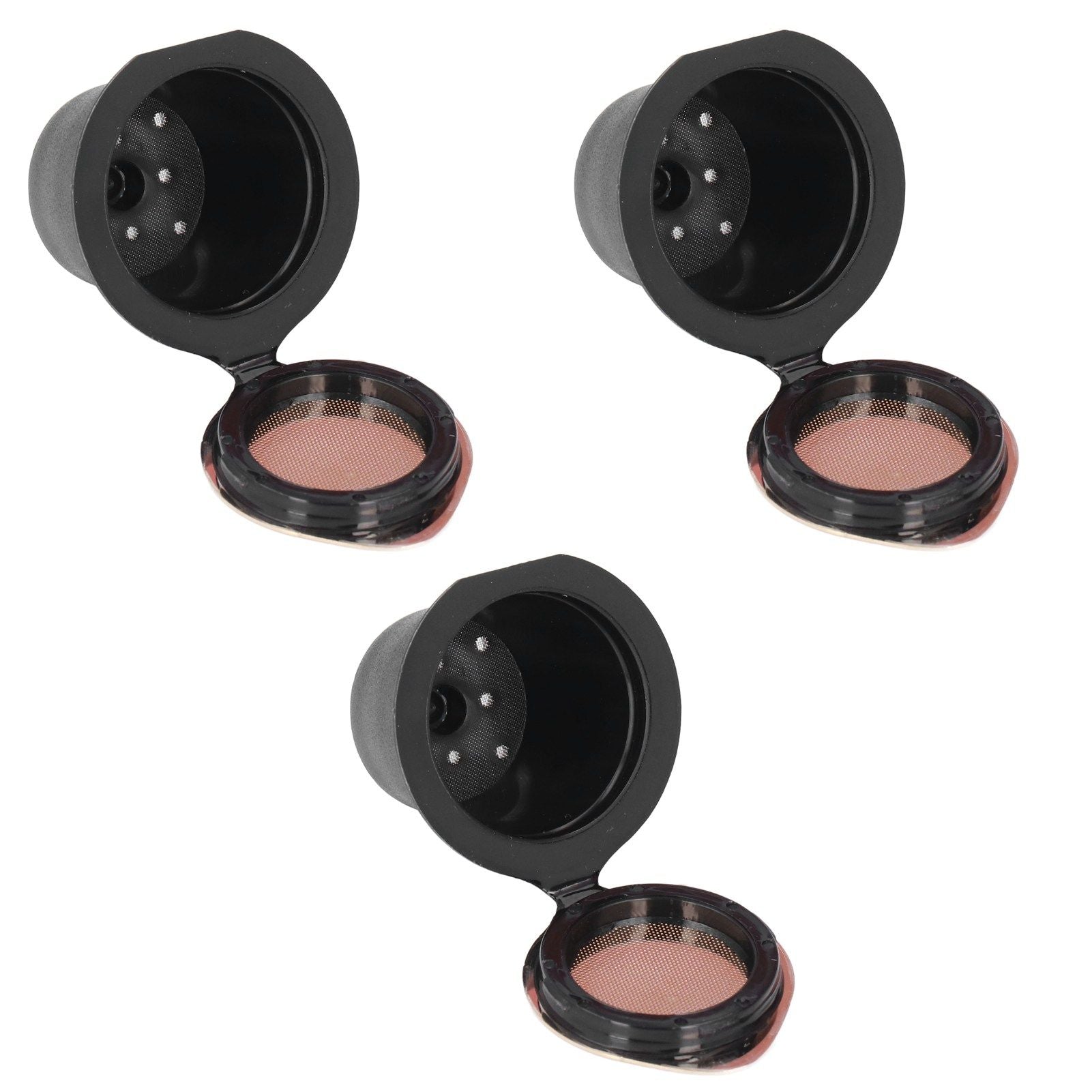 50ML Coffee Capsule Pods Cup with Spoon Brush Reusable Filter Stainless Steel Replacement for NespressoGold V1294-YM0523-3118220012911