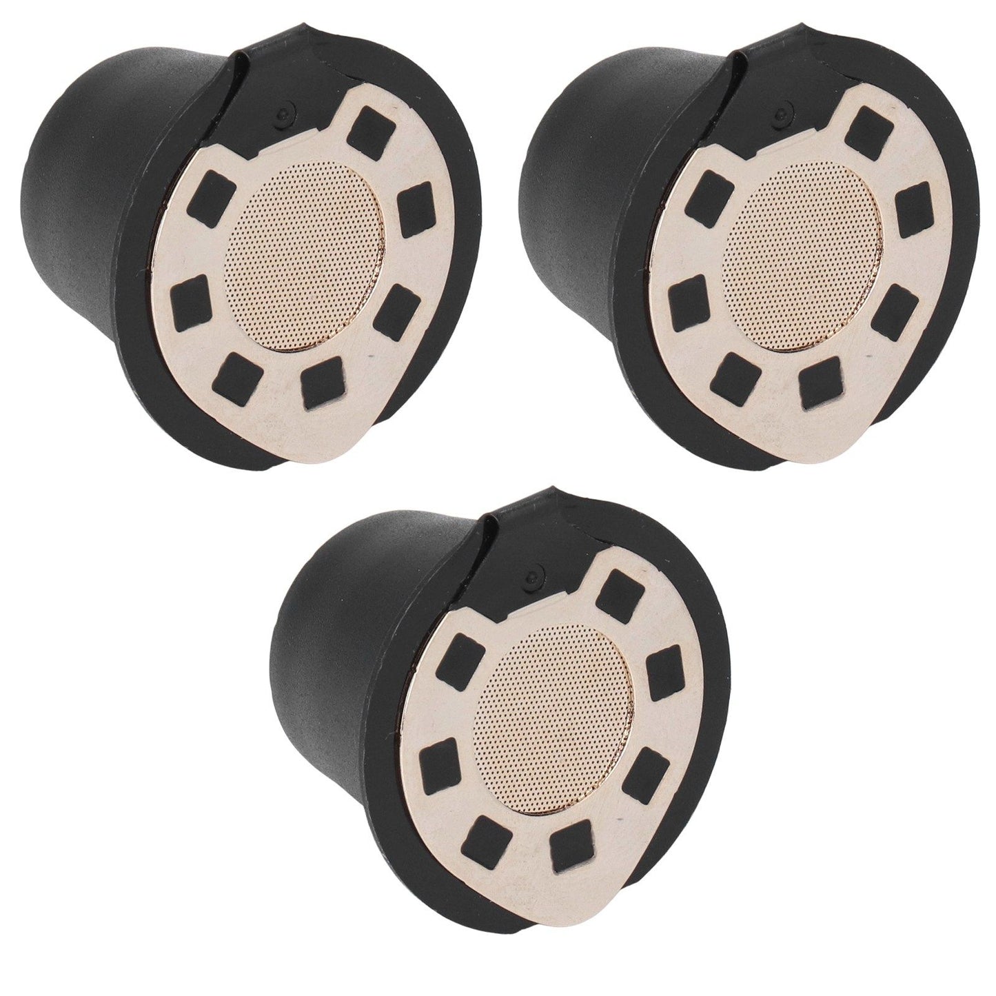 50ML Coffee Capsule Pods Cup with Spoon Brush Reusable Filter Stainless Steel Replacement for NespressoGold V1294-YM0523-3118220012911