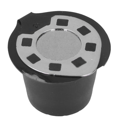 50ML Coffee Capsule Pods Cup with Spoon Brush Reusable Filter Stainless Steel Replacement for NespressoChrome V1294-YM0523-3118220012912