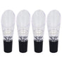 4PCS Wine Aerator Pourer PC Eco Friendly Decanter Spout Bar Accessories for Household PartySilver V1294-YM0523-3118220013311