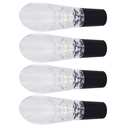 4PCS Wine Aerator Pourer PC Eco Friendly Decanter Spout Bar Accessories for Household PartySilver V1294-YM0523-3118220013311