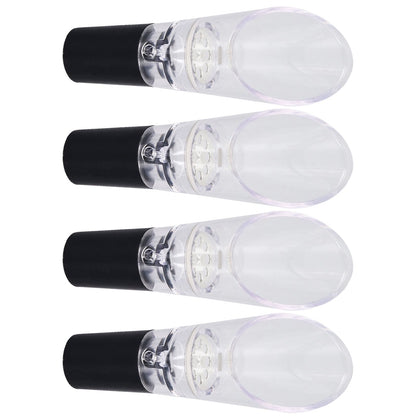4PCS Wine Aerator Pourer PC Eco Friendly Decanter Spout Bar Accessories for Household PartySilver V1294-YM0523-3118220013311