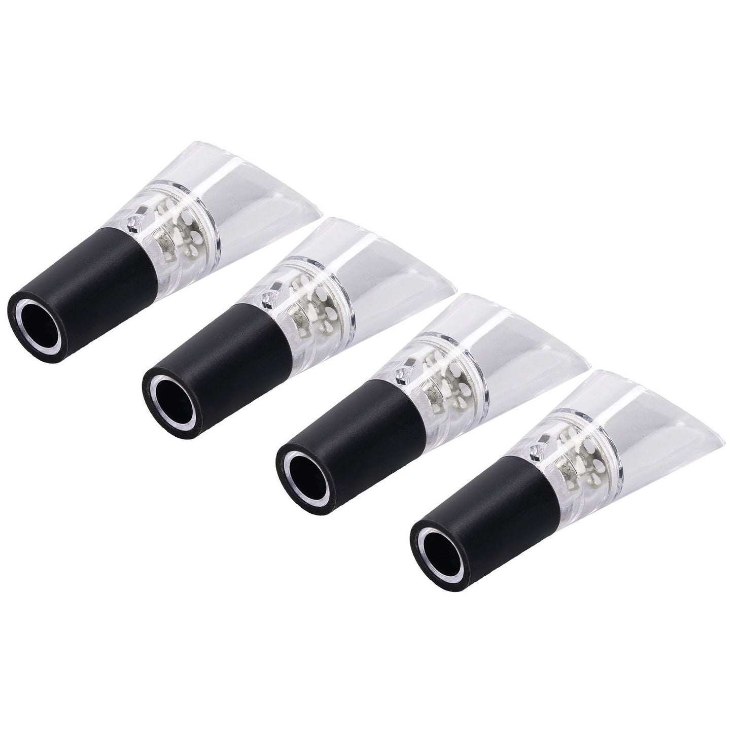 4PCS Wine Aerator Pourer PC Eco Friendly Decanter Spout Bar Accessories for Household PartySilver V1294-YM0523-3118220013311