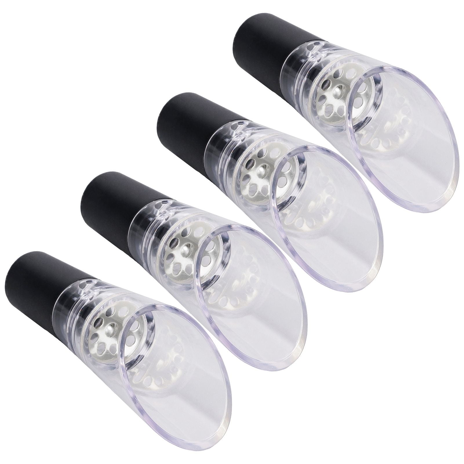 4PCS Wine Aerator Pourer PC Eco Friendly Decanter Spout Bar Accessories for Household PartySilver V1294-YM0523-3118220013311