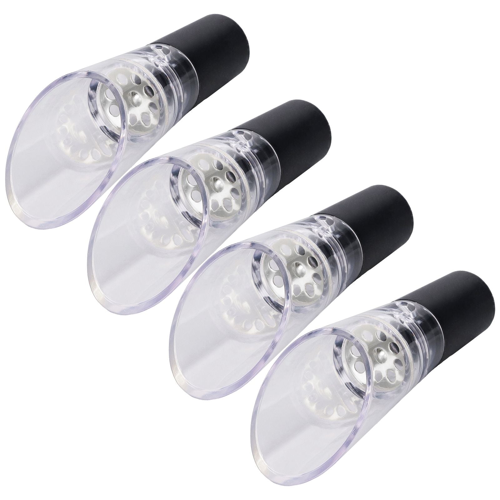4PCS Wine Aerator Pourer PC Eco Friendly Decanter Spout Bar Accessories for Household PartySilver V1294-YM0523-3118220013311