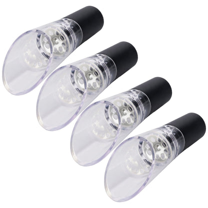 4PCS Wine Aerator Pourer PC Eco Friendly Decanter Spout Bar Accessories for Household PartySilver V1294-YM0523-3118220013311