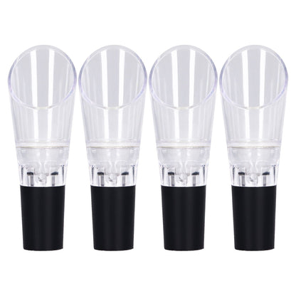 4PCS Wine Aerator Pourer PC Eco Friendly Decanter Spout Bar Accessories for Household PartySilver V1294-YM0523-3118220013311