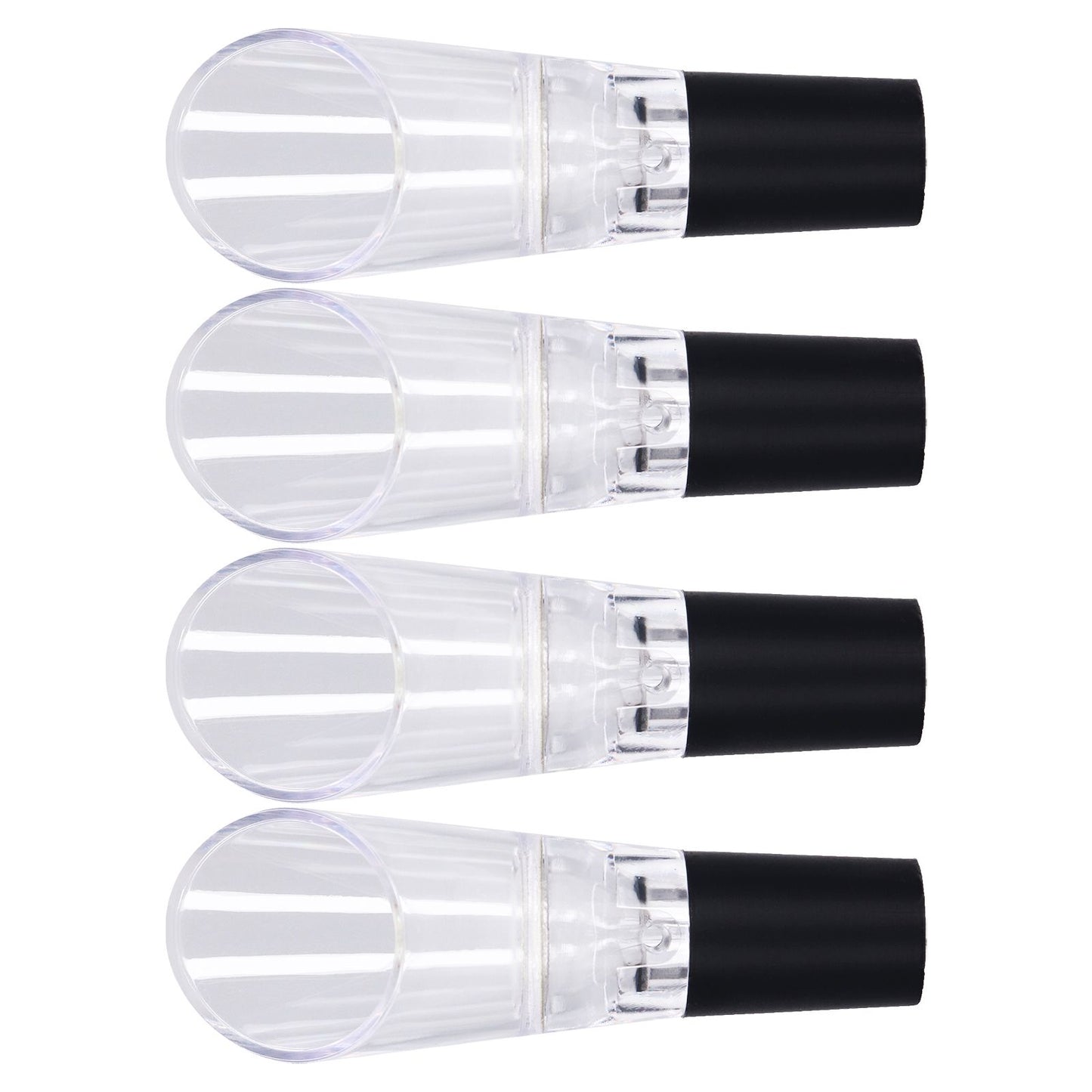 4PCS Wine Aerator Pourer PC Eco Friendly Decanter Spout Bar Accessories for Household PartySilver V1294-YM0523-3118220013311