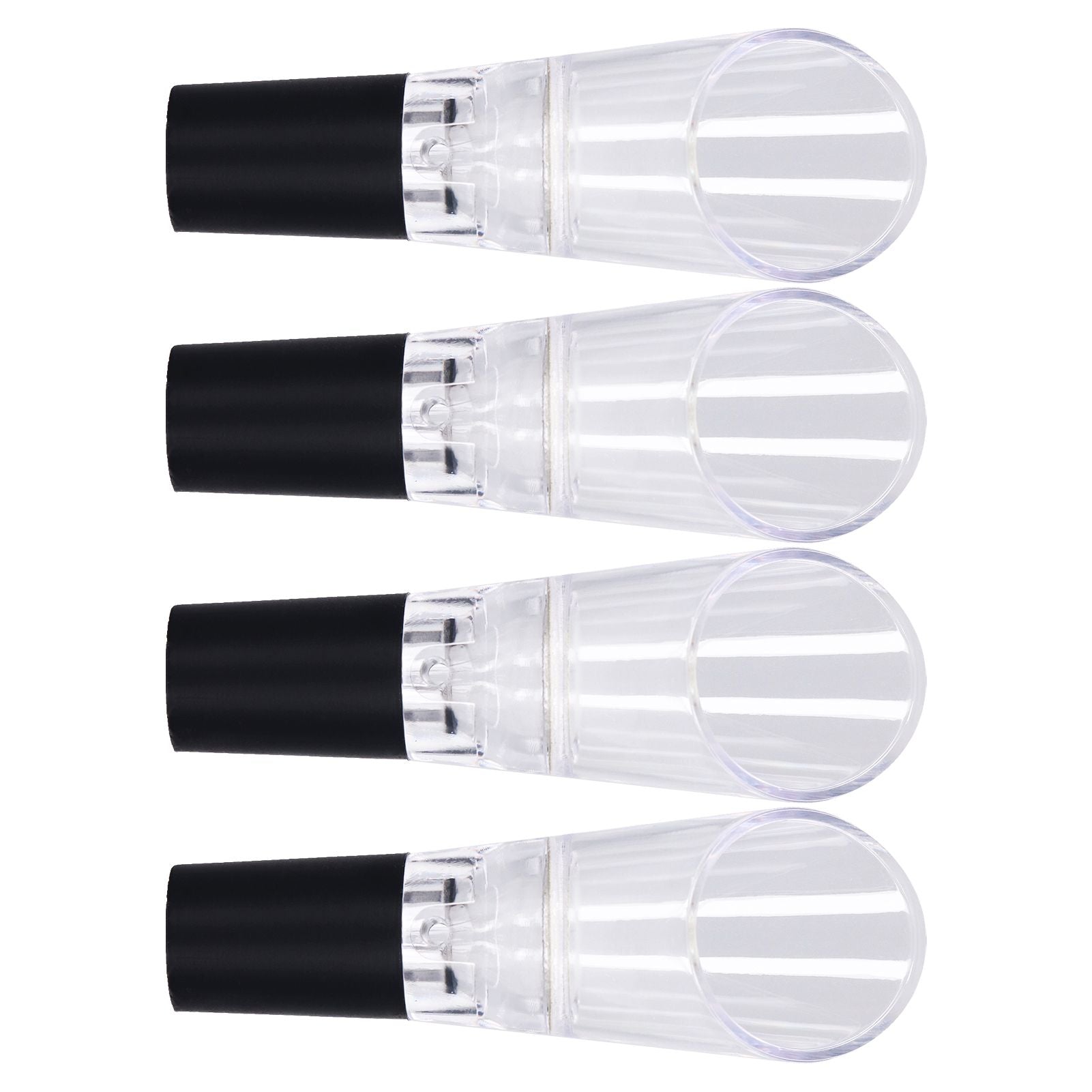 4PCS Wine Aerator Pourer PC Eco Friendly Decanter Spout Bar Accessories for Household PartySilver V1294-YM0523-3118220013311