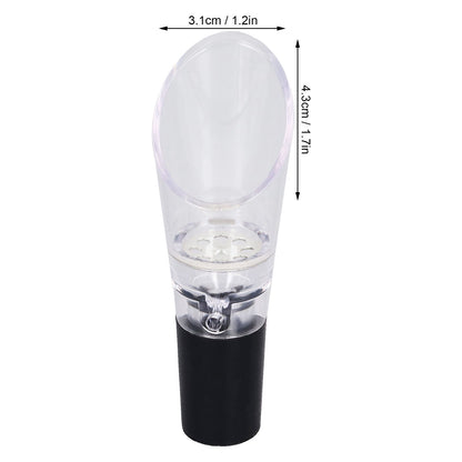 4PCS Wine Aerator Pourer PC Eco Friendly Decanter Spout Bar Accessories for Household PartySilver V1294-YM0523-3118220013311
