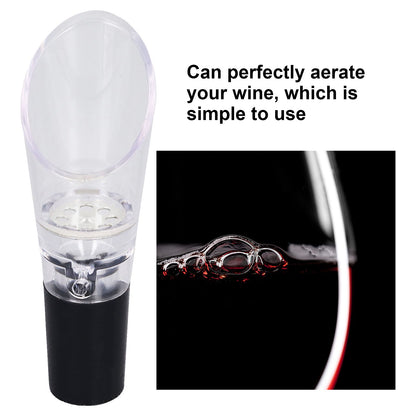 4PCS Wine Aerator Pourer PC Eco Friendly Decanter Spout Bar Accessories for Household PartySilver V1294-YM0523-3118220013311