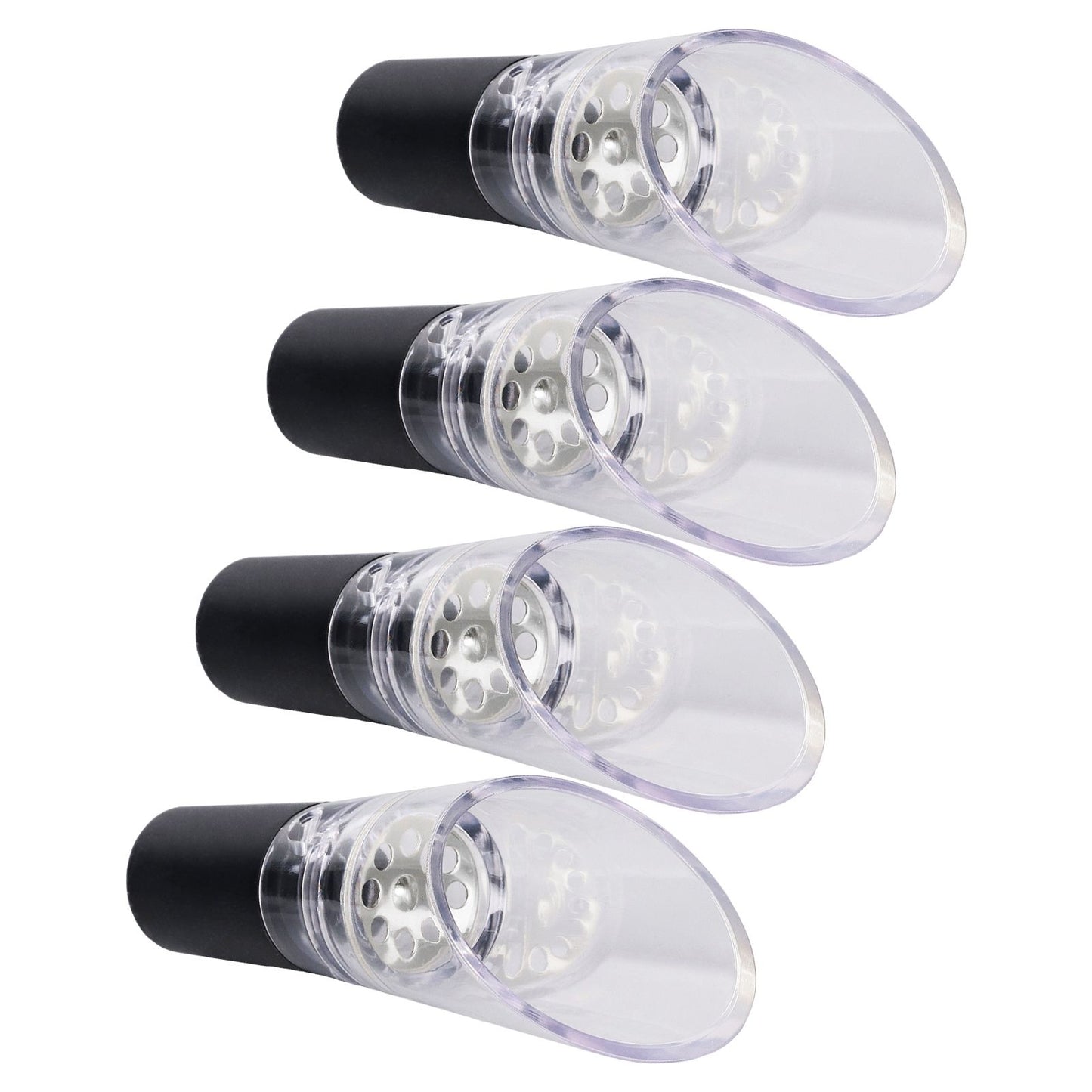 4PCS Wine Aerator Pourer PC Eco Friendly Decanter Spout Bar Accessories for Household PartySilver V1294-YM0523-3118220013311