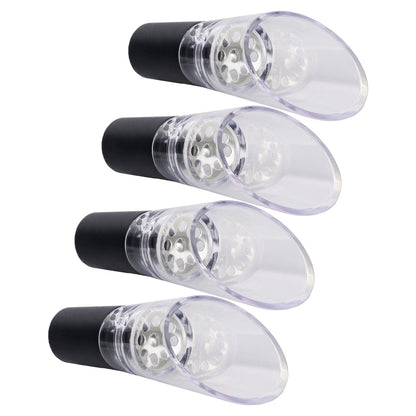 4PCS Wine Aerator Pourer PC Eco Friendly Decanter Spout Bar Accessories for Household PartySilver V1294-YM0523-3118220013311