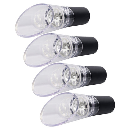 4PCS Wine Aerator Pourer PC Eco Friendly Decanter Spout Bar Accessories for Household PartySilver V1294-YM0523-3118220013311