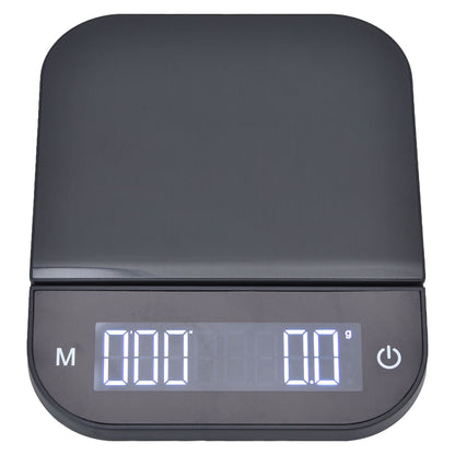 Coffee Scale Maximum 3KG Large LED Backlit Dual Units USB Charging Timing Function High Accuracy Kitchen Scale V1294-YM0523-3118220013811