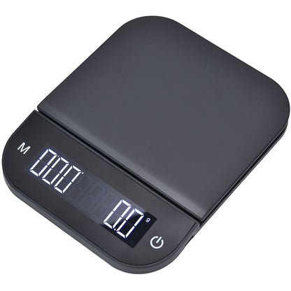 Coffee Scale Maximum 3KG Large LED Backlit Dual Units USB Charging Timing Function High Accuracy Kitchen Scale V1294-YM0523-3118220013811