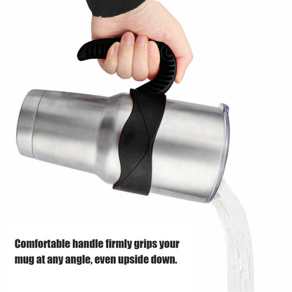 Mug Handle Plastic Ergonomic Jug Carrier Handle for 20oz-30oz Jugs Bottles and Most Other TumblersBlack V1294-YM0523-3118220014511