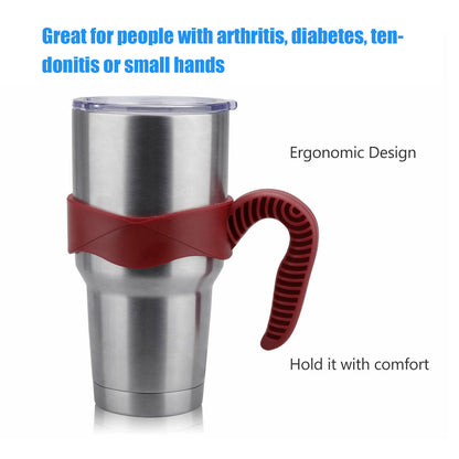 Mug Handle Plastic Ergonomic Jug Carrier Handle for 20oz-30oz Jugs Bottles and Most Other TumblersRed V1294-YM0523-3118220014512