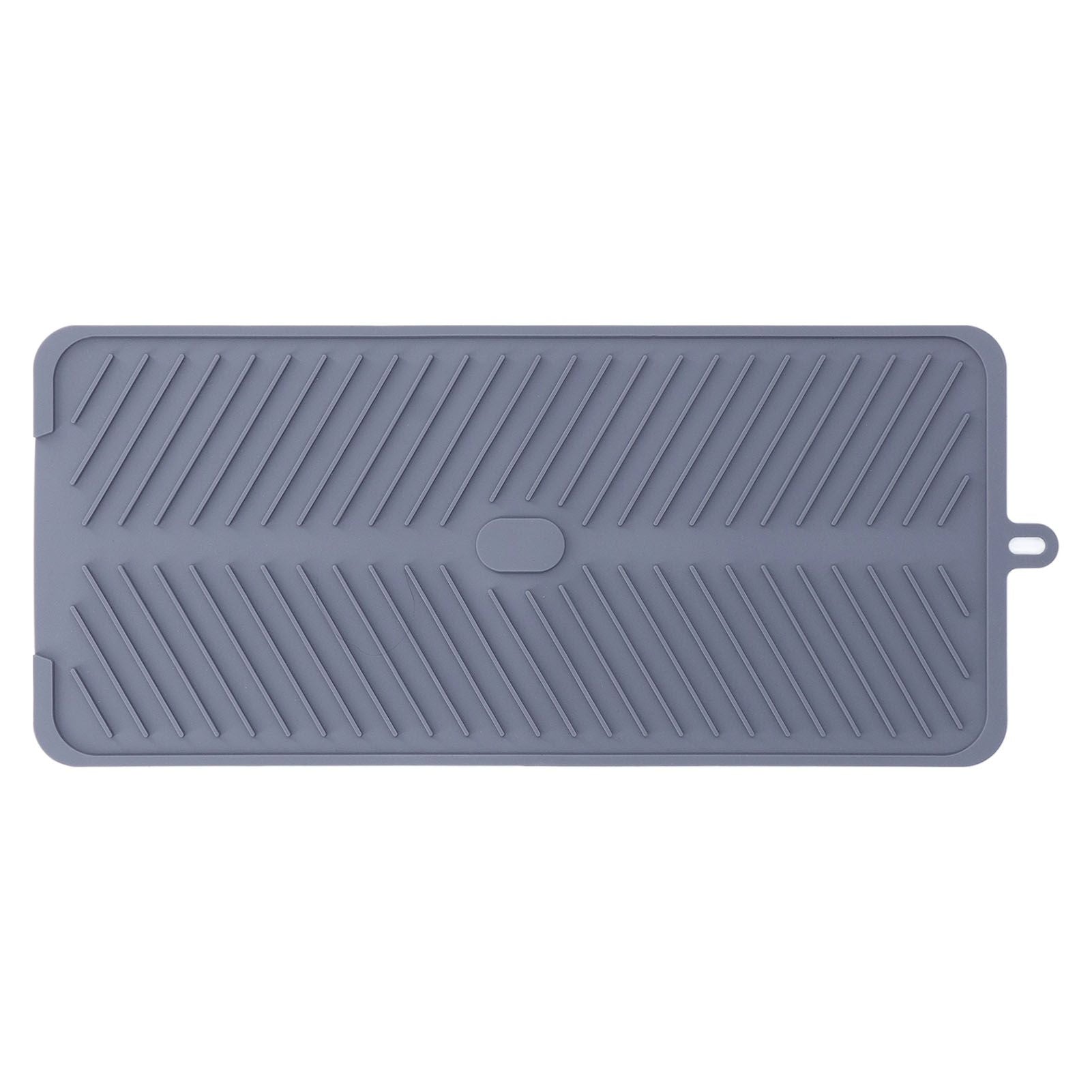 Silicone Dish Drying Mat Food Grade Silicone High Temperature Resistance Grey Dish Drainer Pad for Kitchen V1294-YM0523-3118220014711