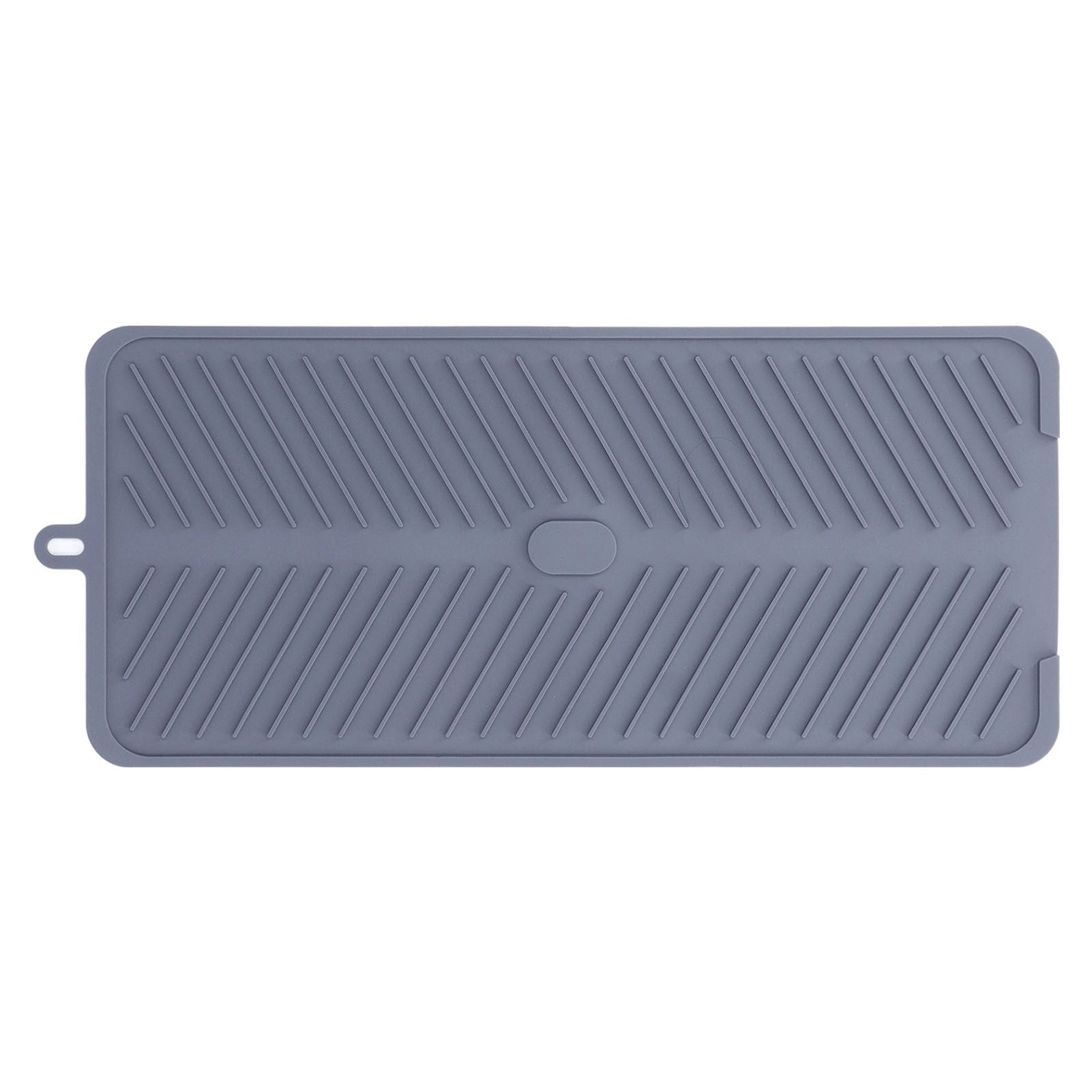 Silicone Dish Drying Mat Food Grade Silicone High Temperature Resistance Grey Dish Drainer Pad for Kitchen V1294-YM0523-3118220014711