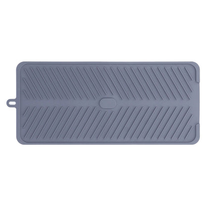 Silicone Dish Drying Mat Food Grade Silicone High Temperature Resistance Grey Dish Drainer Pad for Kitchen V1294-YM0523-3118220014711