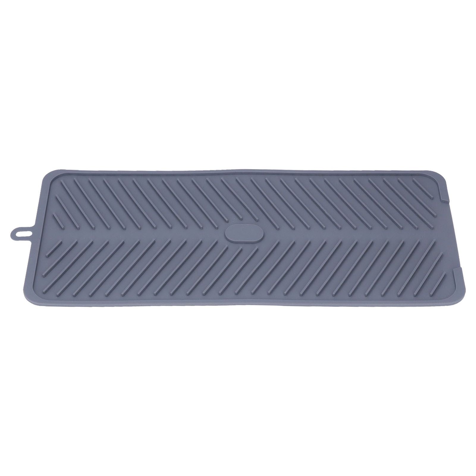 Silicone Dish Drying Mat Food Grade Silicone High Temperature Resistance Grey Dish Drainer Pad for Kitchen V1294-YM0523-3118220014711