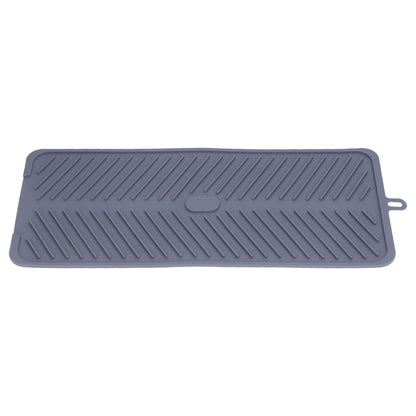 Silicone Dish Drying Mat Food Grade Silicone High Temperature Resistance Grey Dish Drainer Pad for Kitchen V1294-YM0523-3118220014711