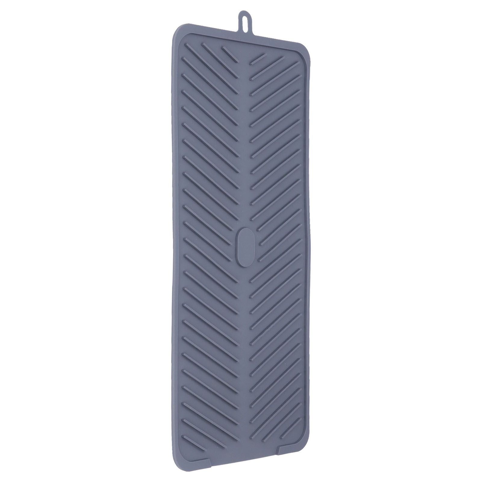 Silicone Dish Drying Mat Food Grade Silicone High Temperature Resistance Grey Dish Drainer Pad for Kitchen V1294-YM0523-3118220014711