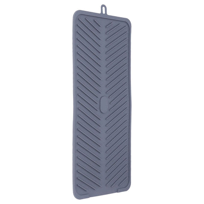 Silicone Dish Drying Mat Food Grade Silicone High Temperature Resistance Grey Dish Drainer Pad for Kitchen V1294-YM0523-3118220014711