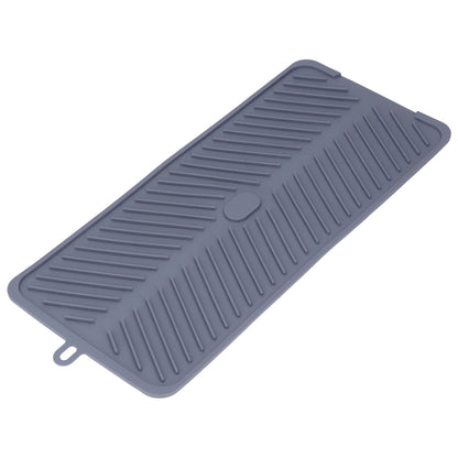 Silicone Dish Drying Mat Food Grade Silicone High Temperature Resistance Grey Dish Drainer Pad for Kitchen V1294-YM0523-3118220014711