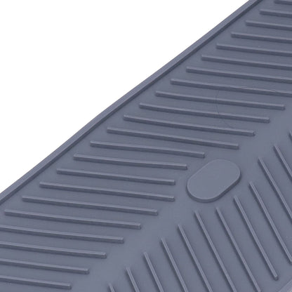 Silicone Dish Drying Mat Food Grade Silicone High Temperature Resistance Grey Dish Drainer Pad for Kitchen V1294-YM0523-3118220014711