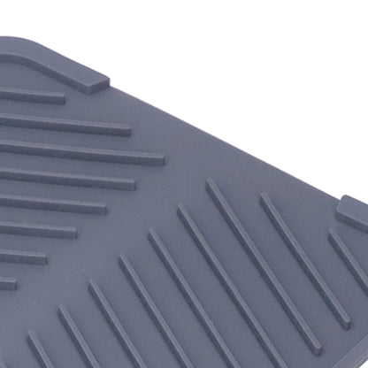 Silicone Dish Drying Mat Food Grade Silicone High Temperature Resistance Grey Dish Drainer Pad for Kitchen V1294-YM0523-3118220014711