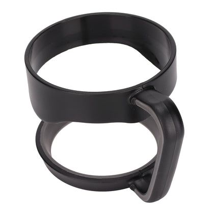 Tumbler Cup Handle Travel Mug Holder 2 Circle Non Slip for Car Icemaster Snowman 30OzBlack V1294-YM0523-3118220015211