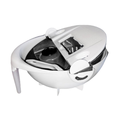 Multifunction Rotate Food Vegetable Cutter Chopper with Drain Basket Large Capacity Portable Kitchen Utensil V1294-YM0523-3118220018411