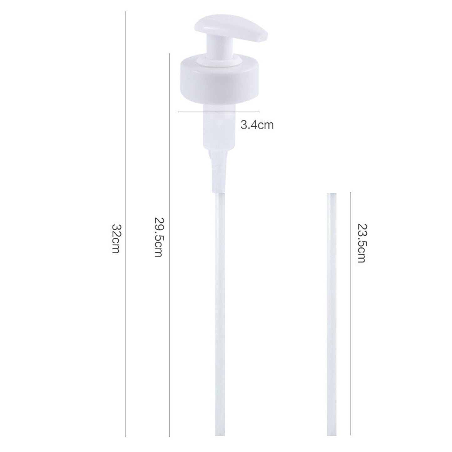 Gallon Pump Dispenser Condiment Bottle Pump Dispenser Plastic Kitchen Supplies for HouseholdWhite Caliber V1294-YM0523-3118220018811