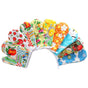 Oven Gloves Polyester Cotton Material Printed Pattern Lanyard Design Cooking Microwave Mitts for Kitchen V1294-YM0523-3118220019811